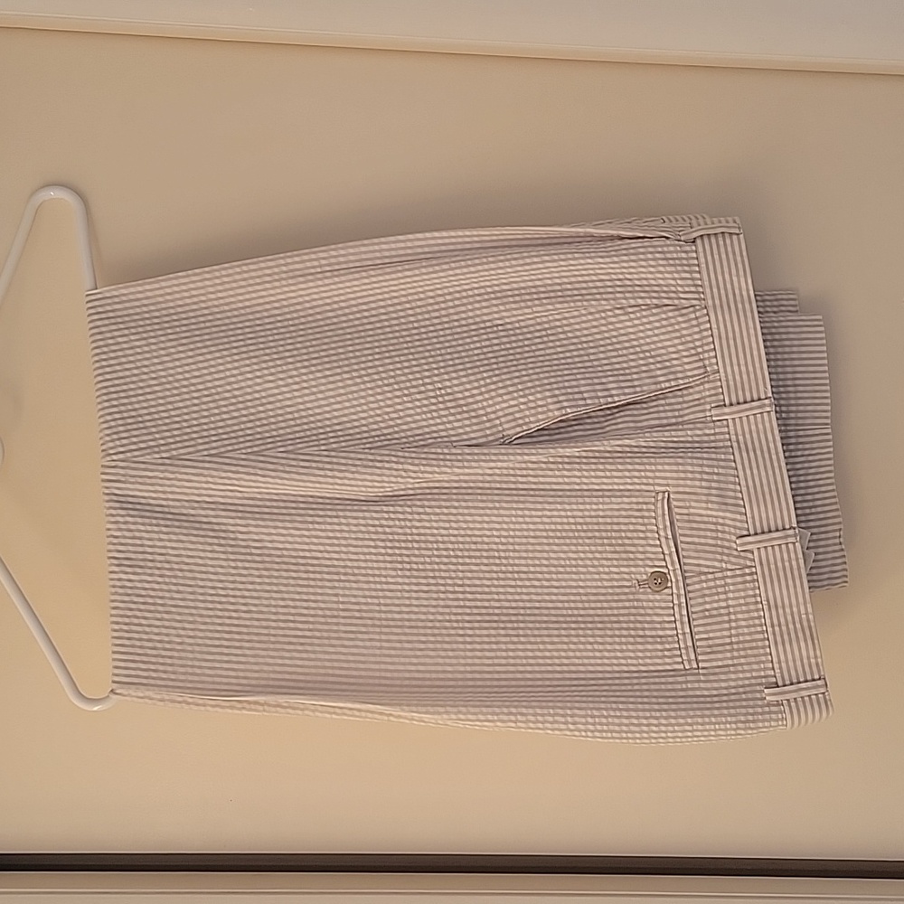 Joseph & Feiss Seersucker men's trousers